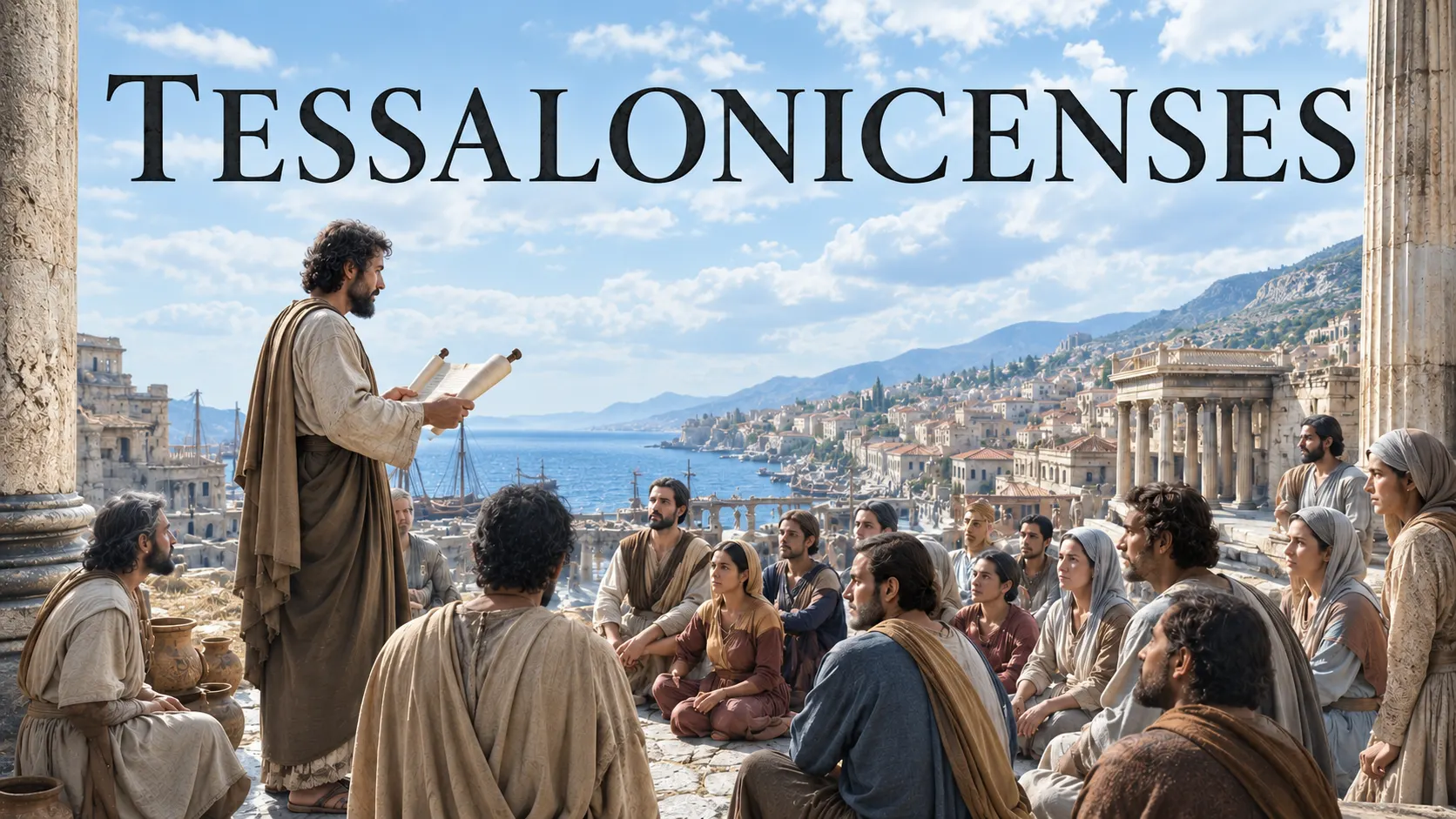 Capa do material Cartas aos Tessalonicenses