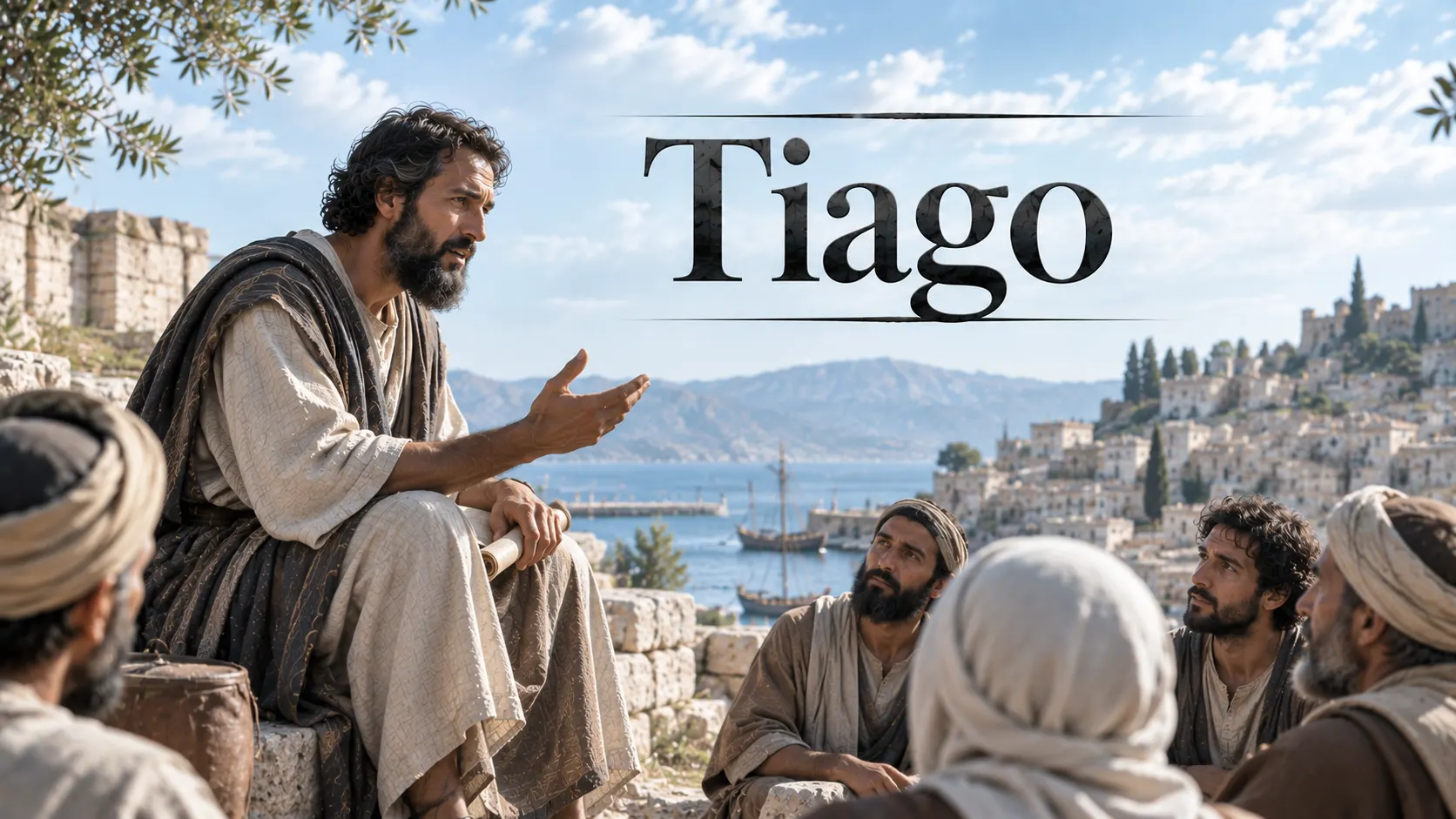 Capa do material A Carta de Tiago