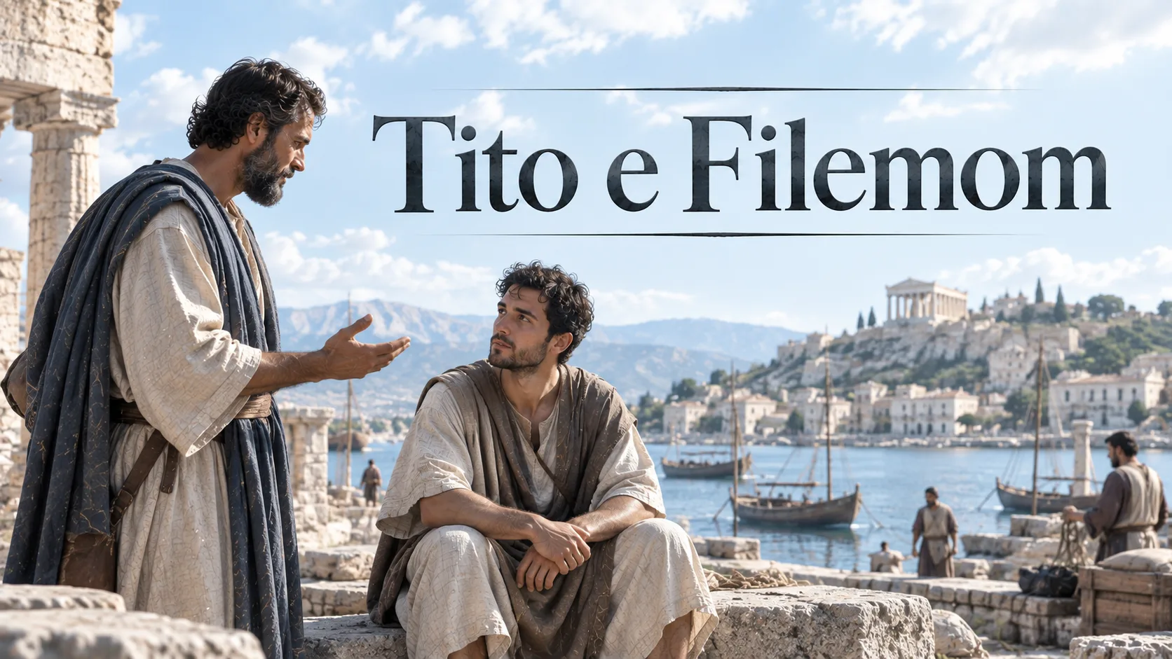 Capa do material Cartas a Tito e Filemon
